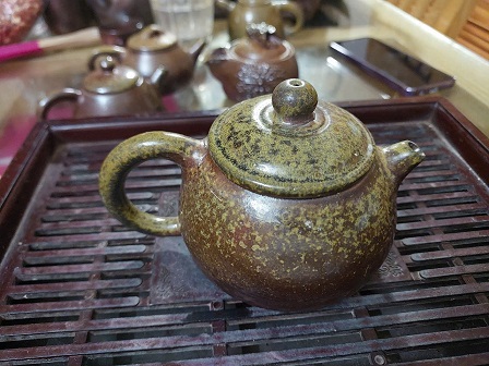 Ấm pha trà hỏa biến- không tráng men